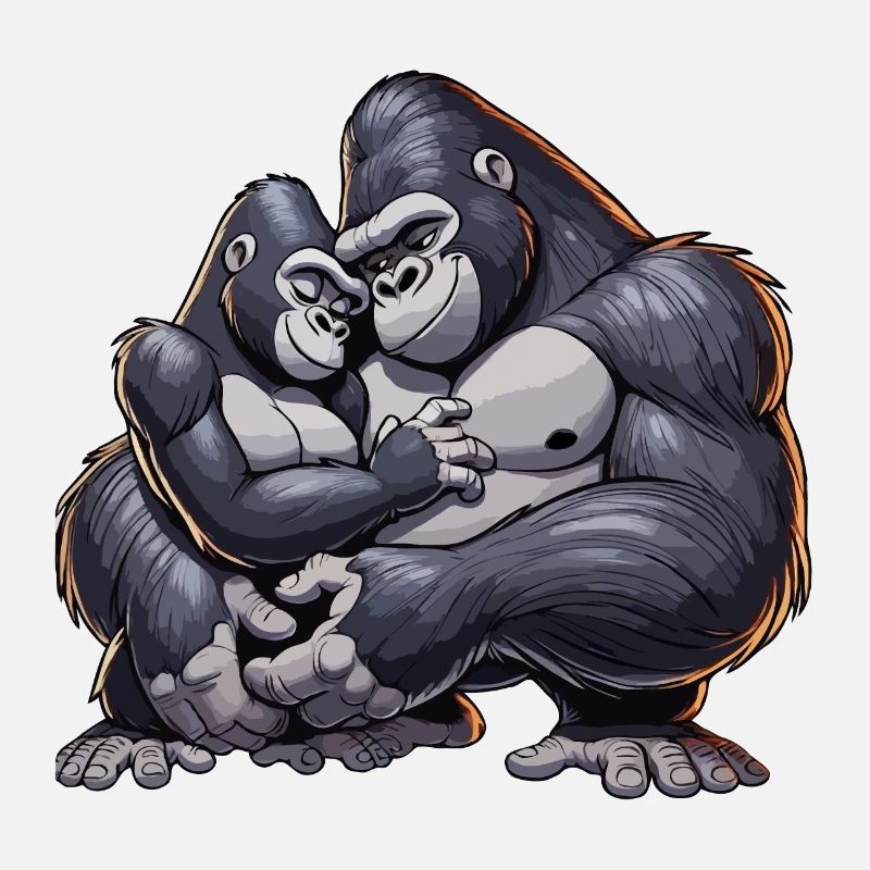 Gorilla-Paar 6