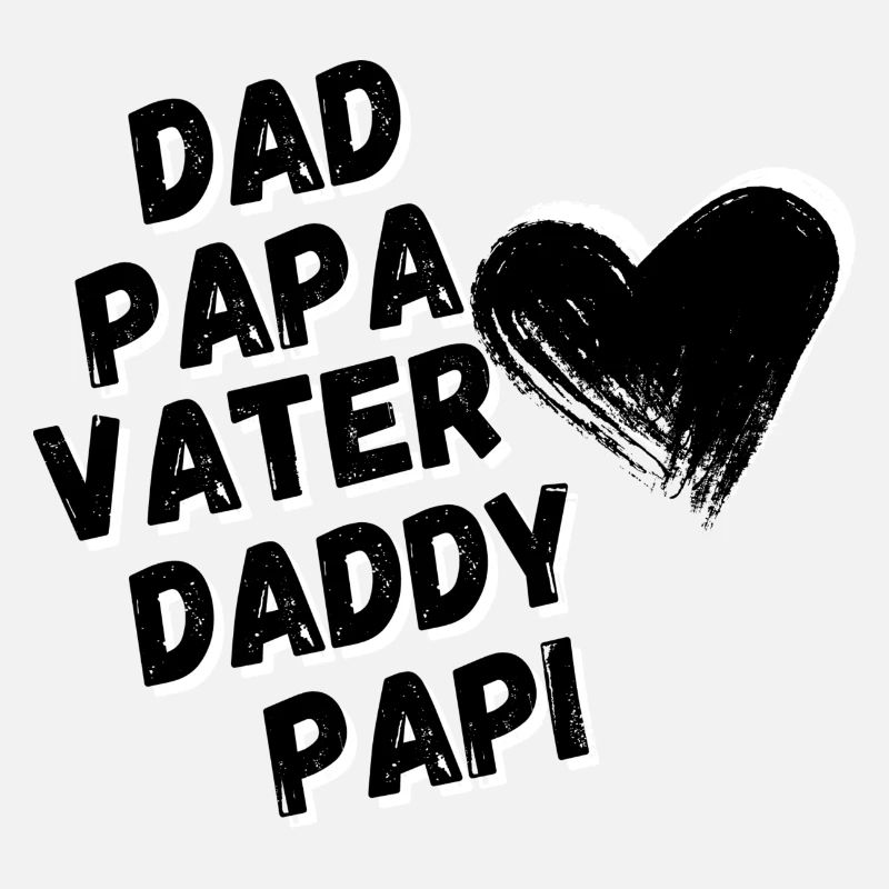 Papa, Papa, Père - Cadeau de fête des pères