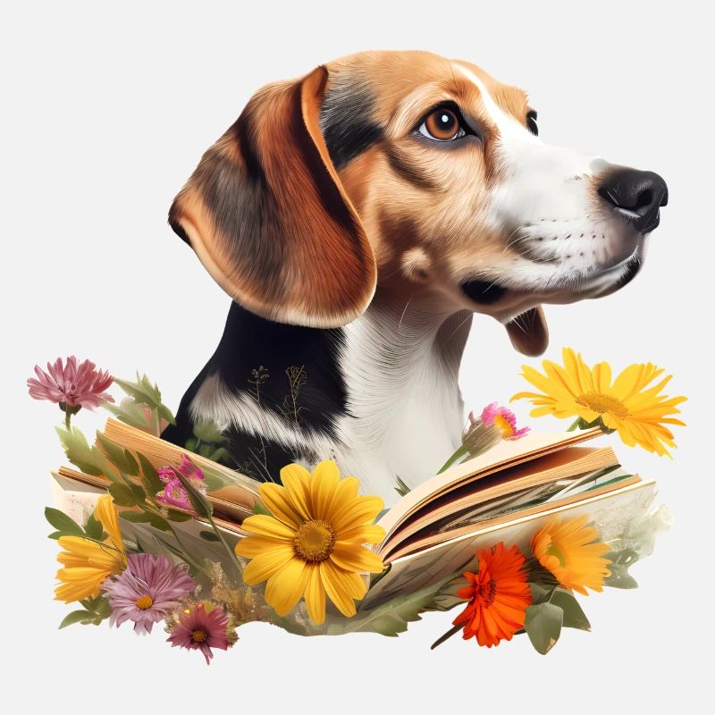 Beagle Lesen Buch