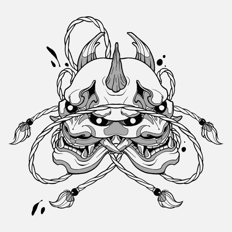 Double mask Oni