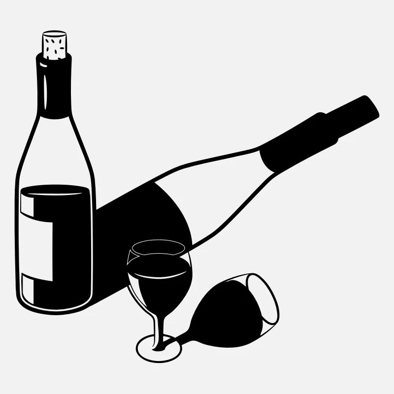 Wine wine bottle wine stylized