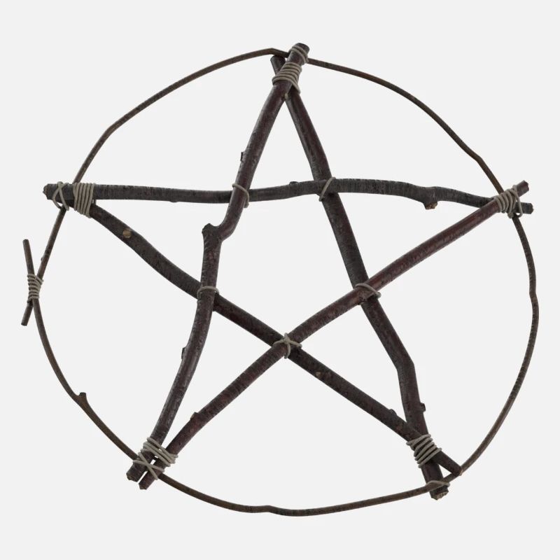 Branche - Twig Pentagram 3D