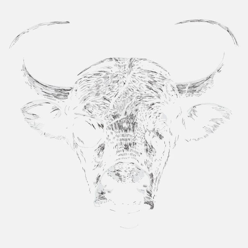 Taureau avec cache-œil - Bœuf Pirate Bull