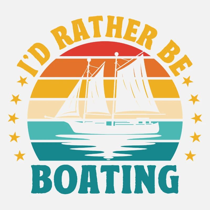 I'd Rather Be Boating Paddle Boat