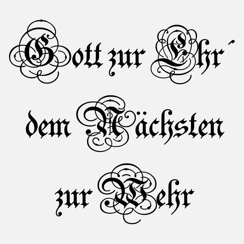 Gott zur Ehr dem Nächsten zur Wehr 3