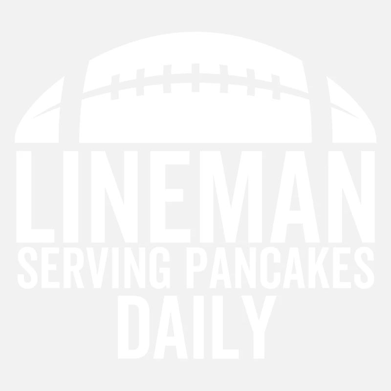 Lineman Serving Pancakes Daily