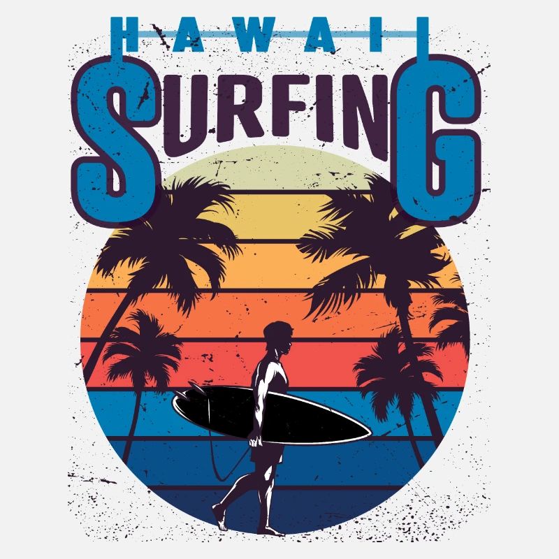 hawaii surfing summertime beach