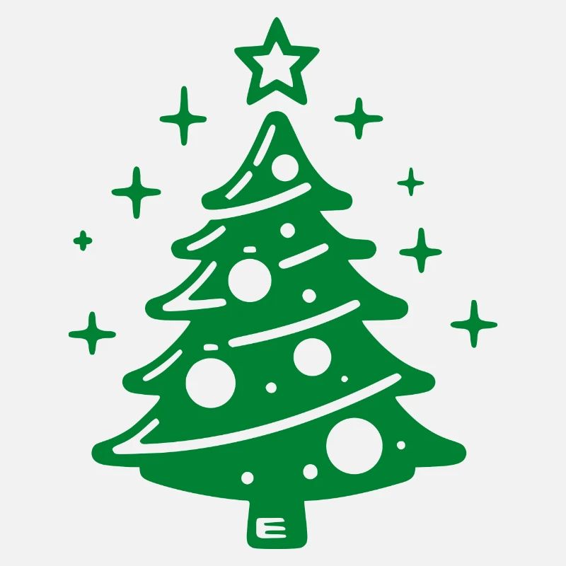 Sapin de Noël vert