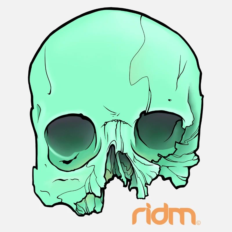 ridm green skull