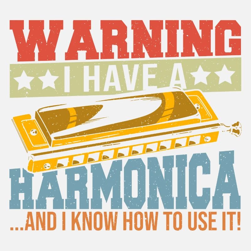 Playing Harmonica Gift