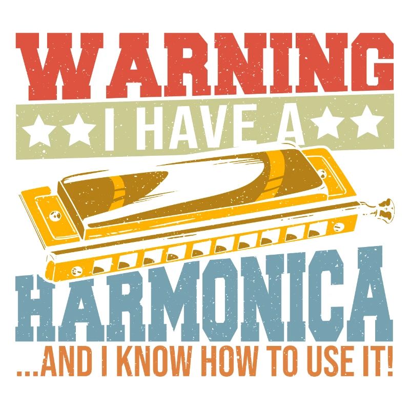 Playing Harmonica Gift