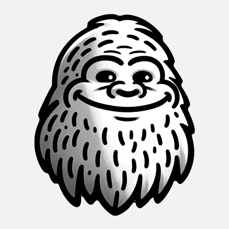 Yéti souriant - Observation d’un Sasquatch