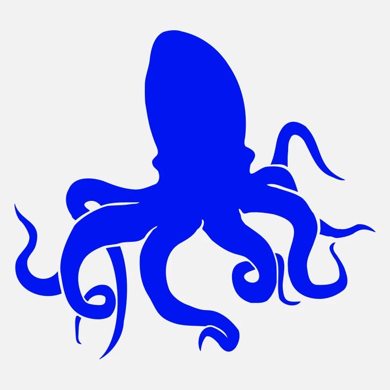 Octopus Octopus Octopus Squid Cephalopod Silhouette