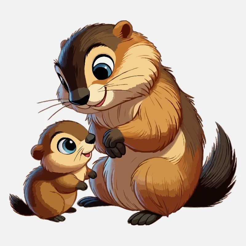 Alpine Marmot Murmeltier