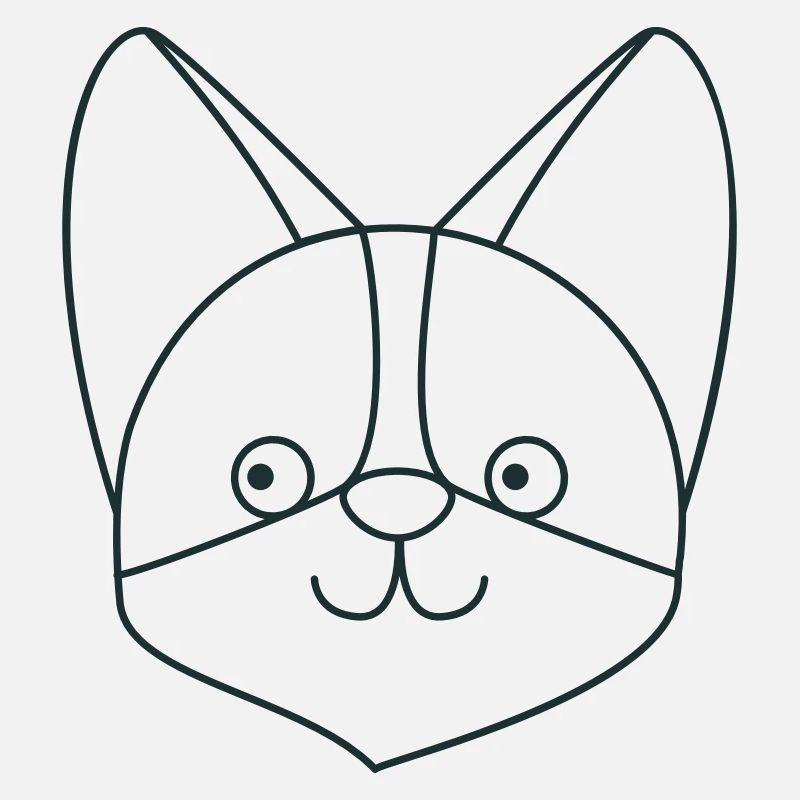 Super cute corgi face