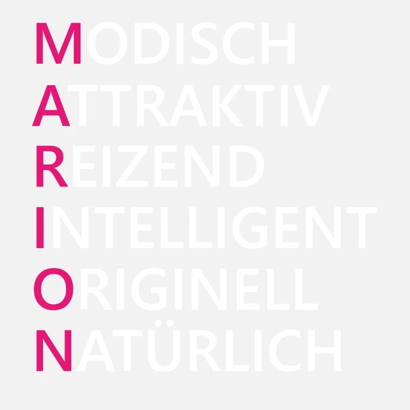 Marion Name Geschenk