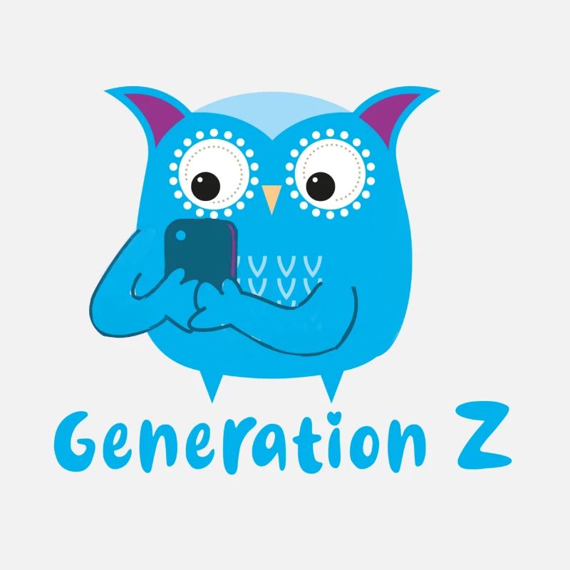 generation z,eule,smartfone,handy,immer am handy