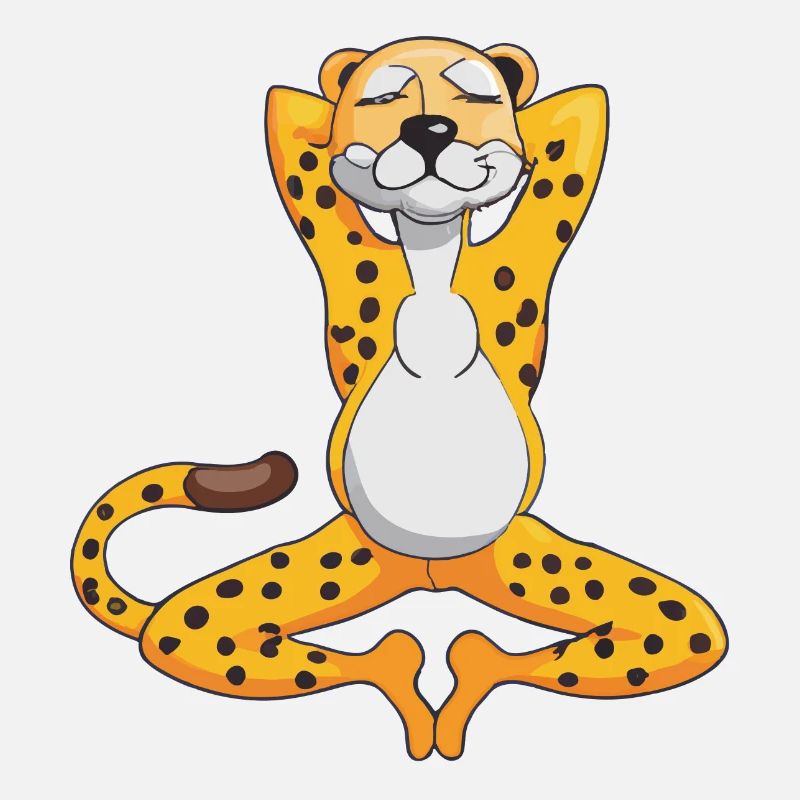 Idée cadeau de repos et de refroidissement de guépard
