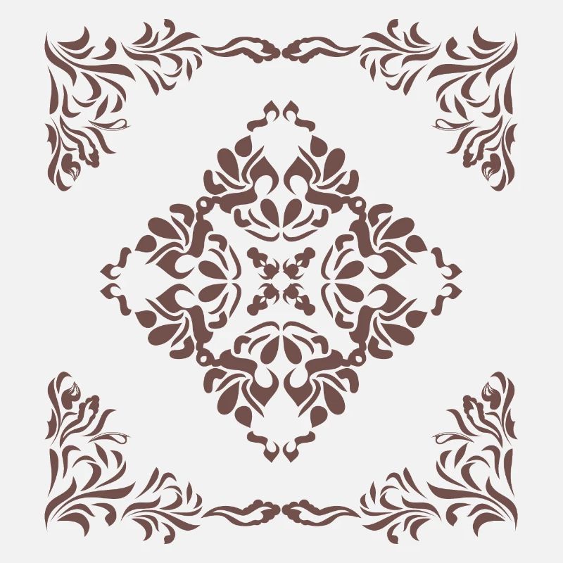 Ornamental dark element for decor