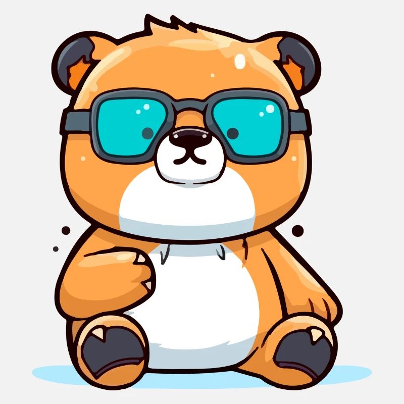 Molko, der Bär mit der Brille