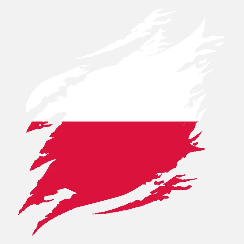 Drapeau de Pologne utilisé Look Polska Drapeau polonais