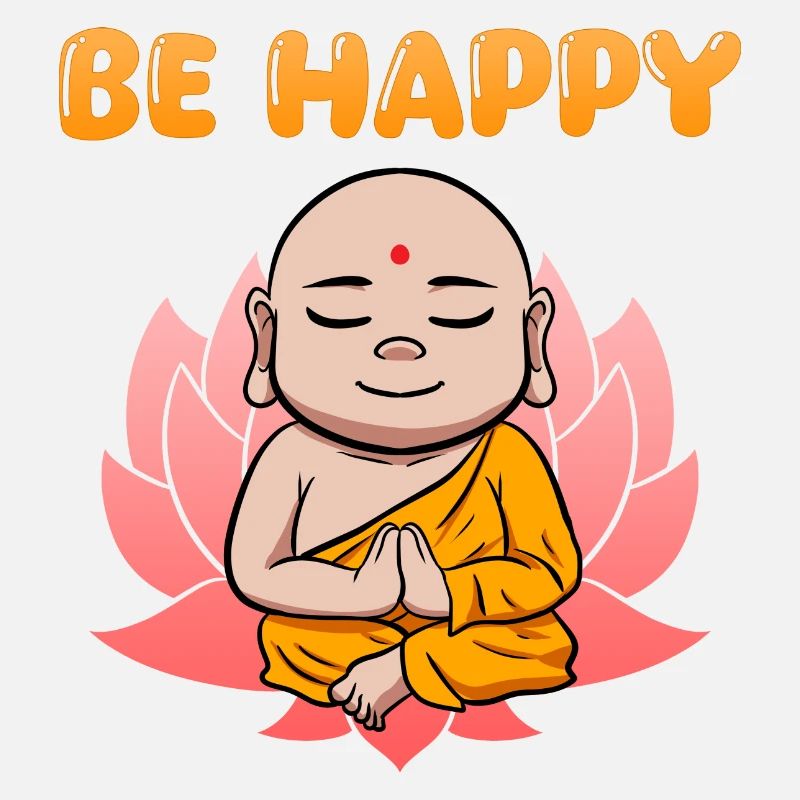Buddha Mönch Namaste Buddhismus I Geschenk