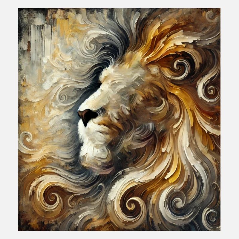 Abstract Lion