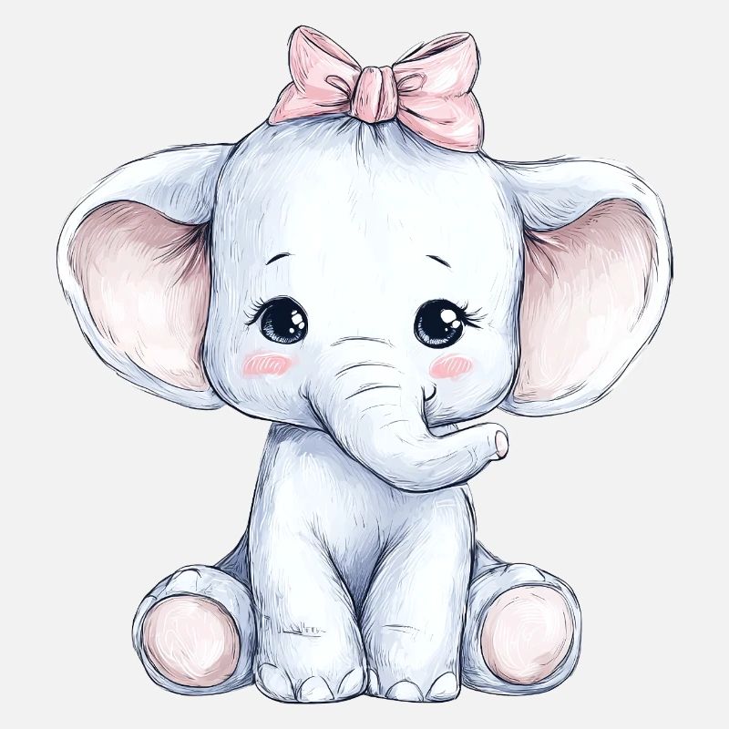 Mignon bébé éléphant