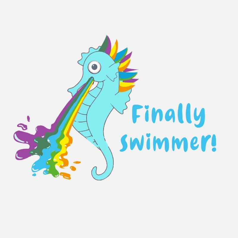 finally swimmer, swwimmer,seepferdchen
