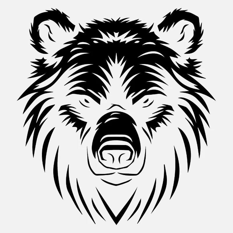 Bear Logo Stylized