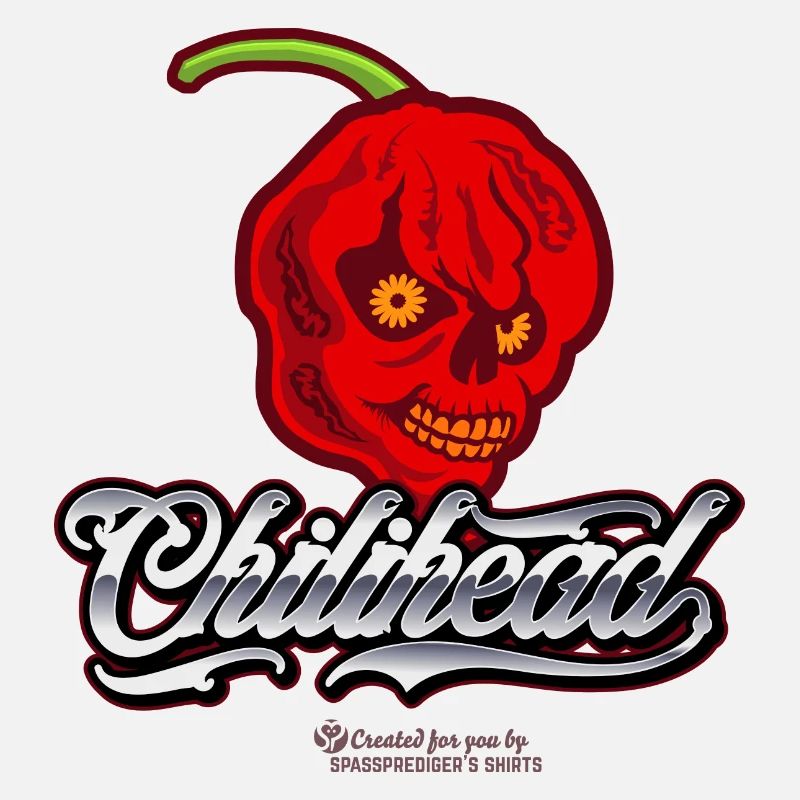 Conception de chili pour de vraies têtes de chili