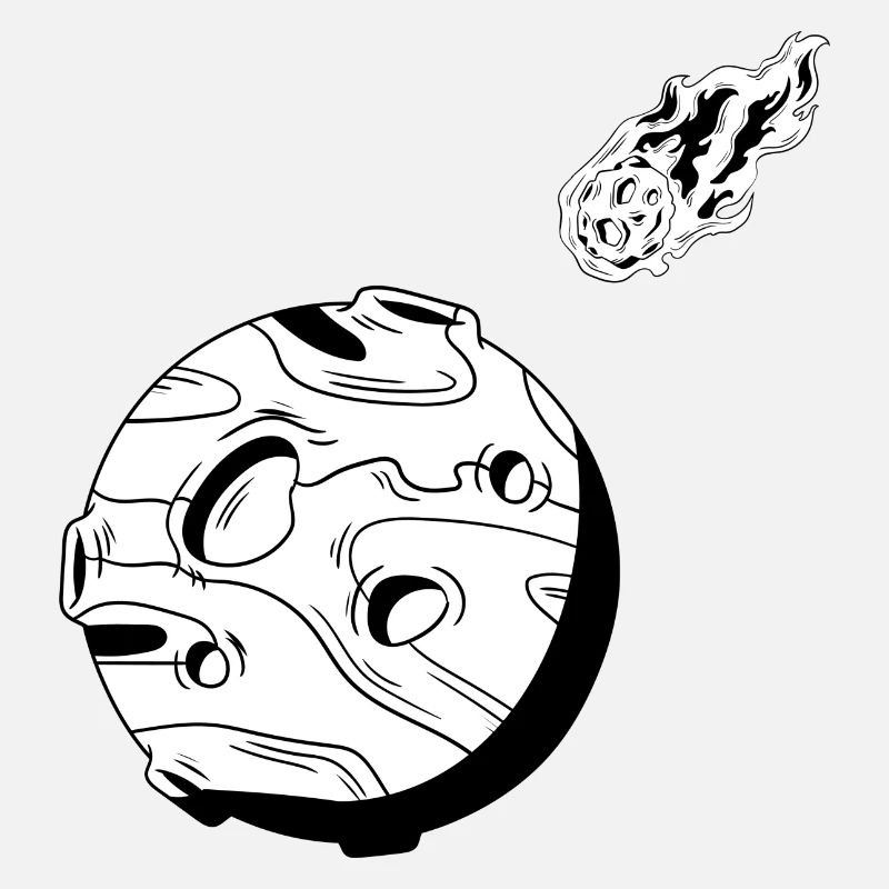 Planète et comète