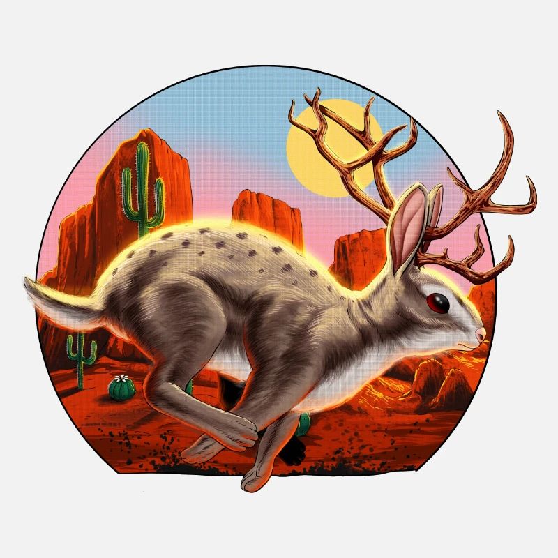 Jackalope Kryptiden-Kaninchen