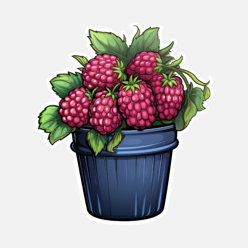Raspberry Potted Plant