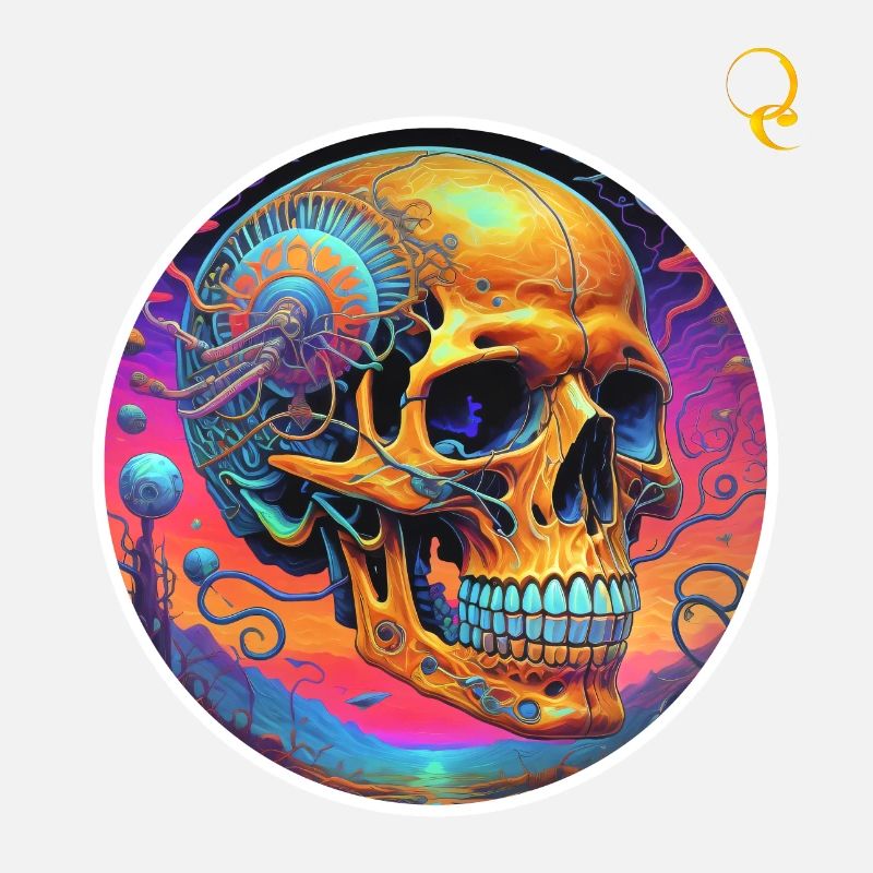PSYCHEDELIC SKULL