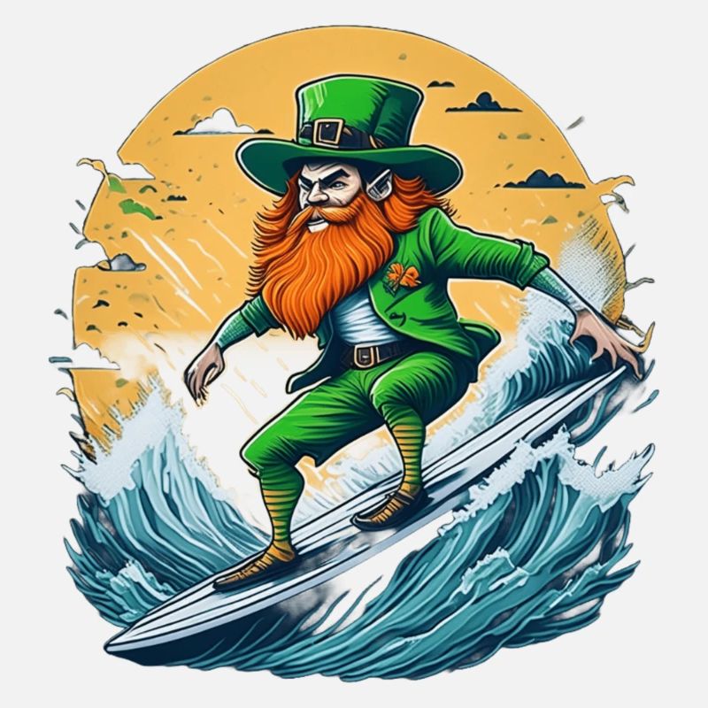 Surf de trèfle de la Saint-Patrick