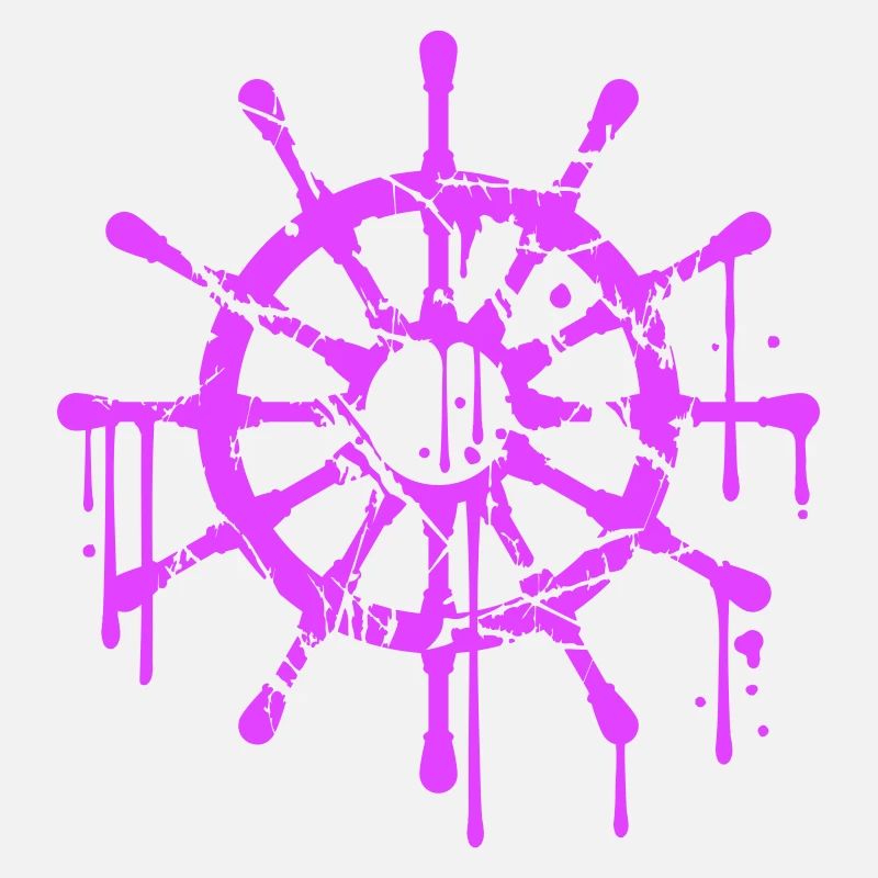Ship Steering Steering Steering Wheel Sailing Graffiti