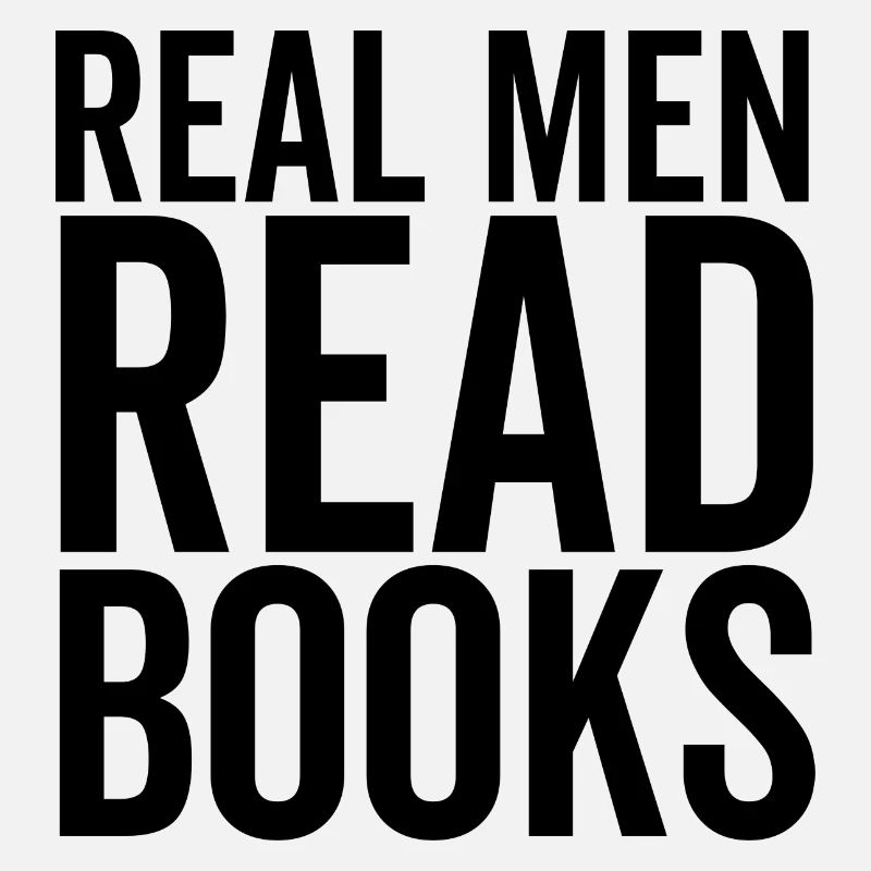 Echte Männer lesen Bücher