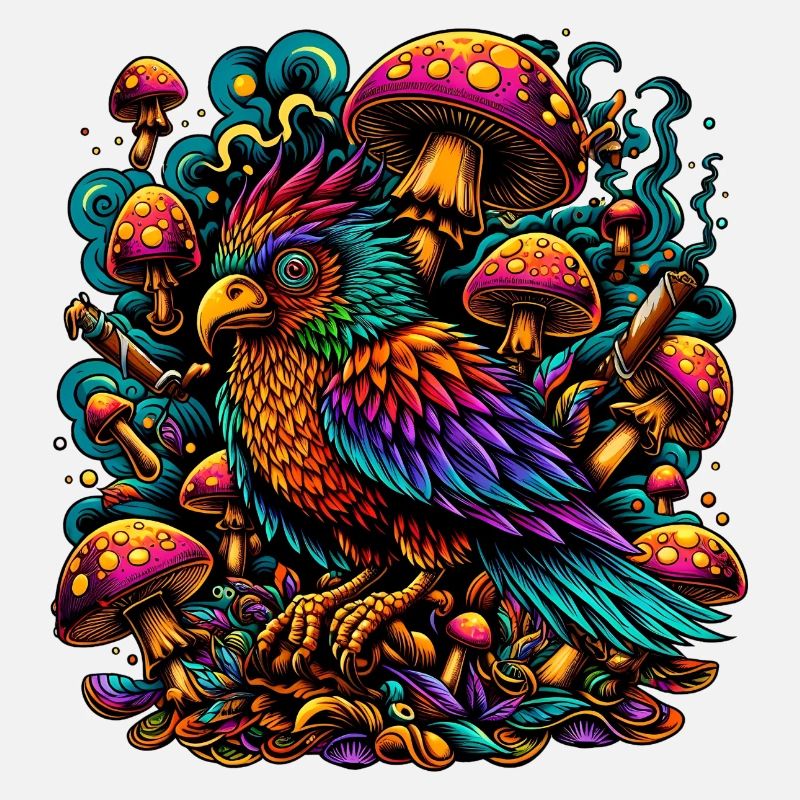 Psychedelic Parrot Paradise