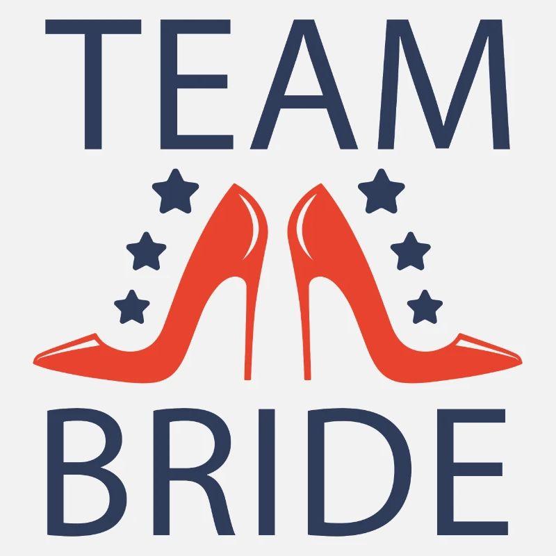 Brautteam. Geschenkidee. Spaß. Heirat.