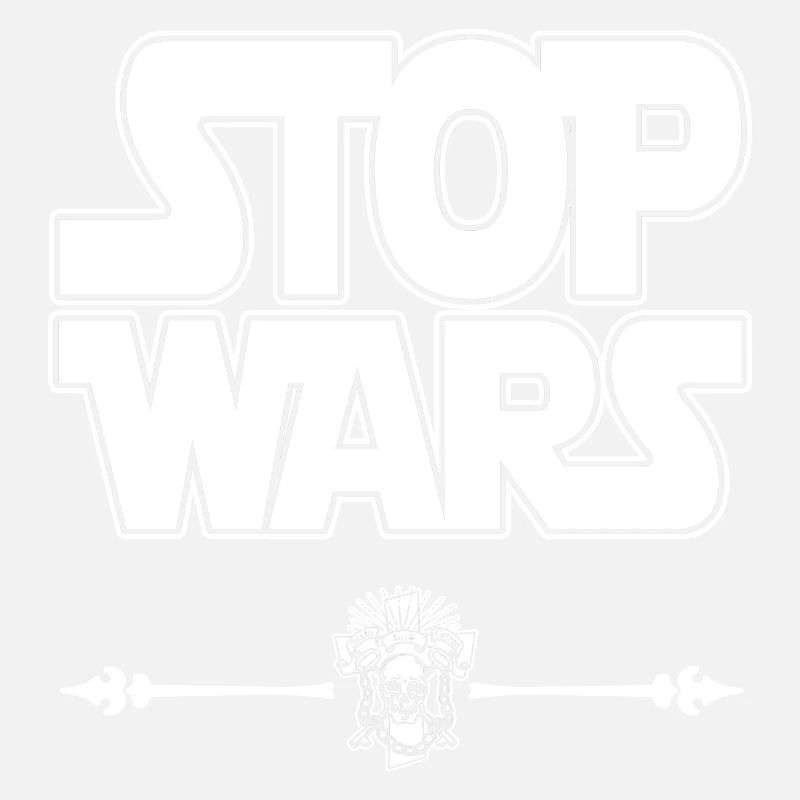 Stop Wars par SVAN (2022) BLANC