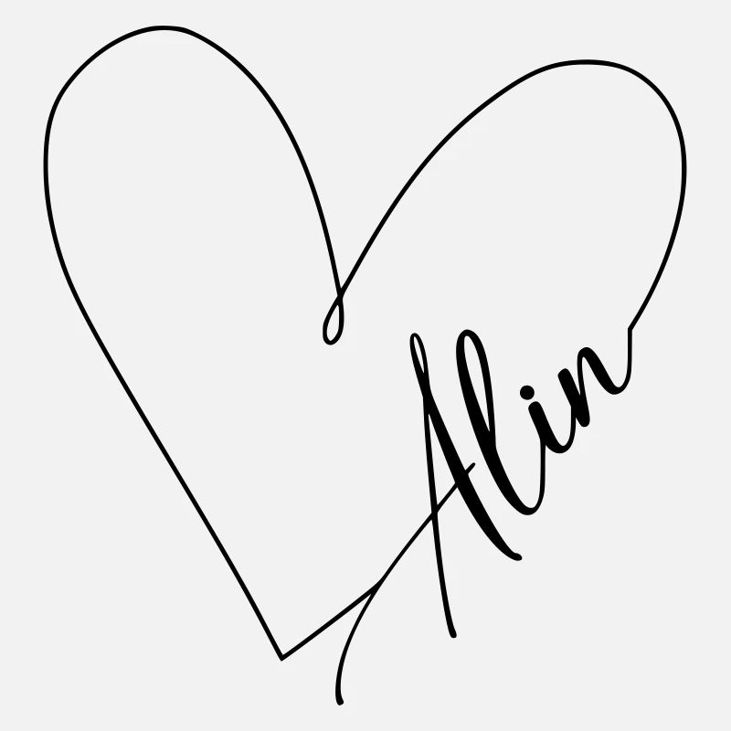 Alin Name Heart Line