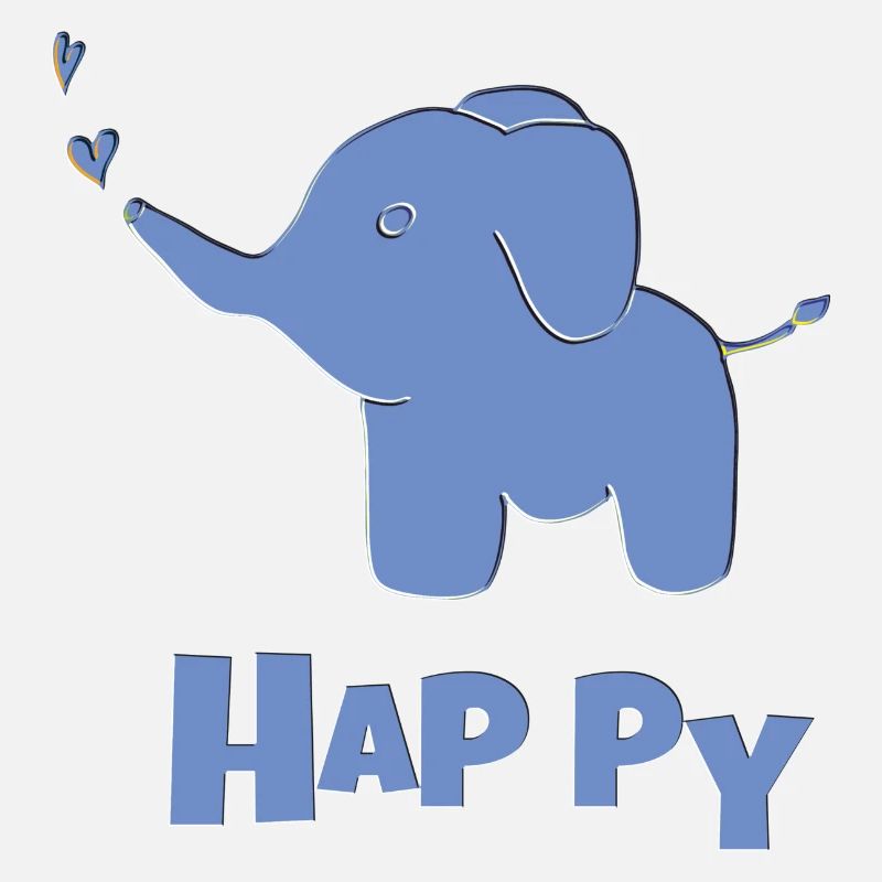 Elephant Happy