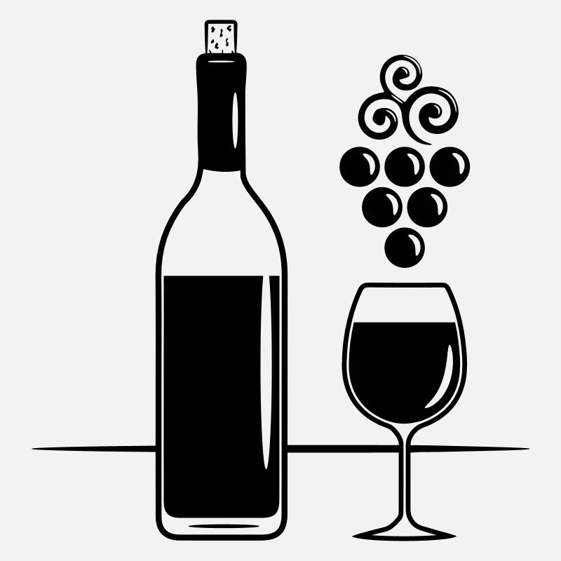 wein weinflasche weinglas rebe