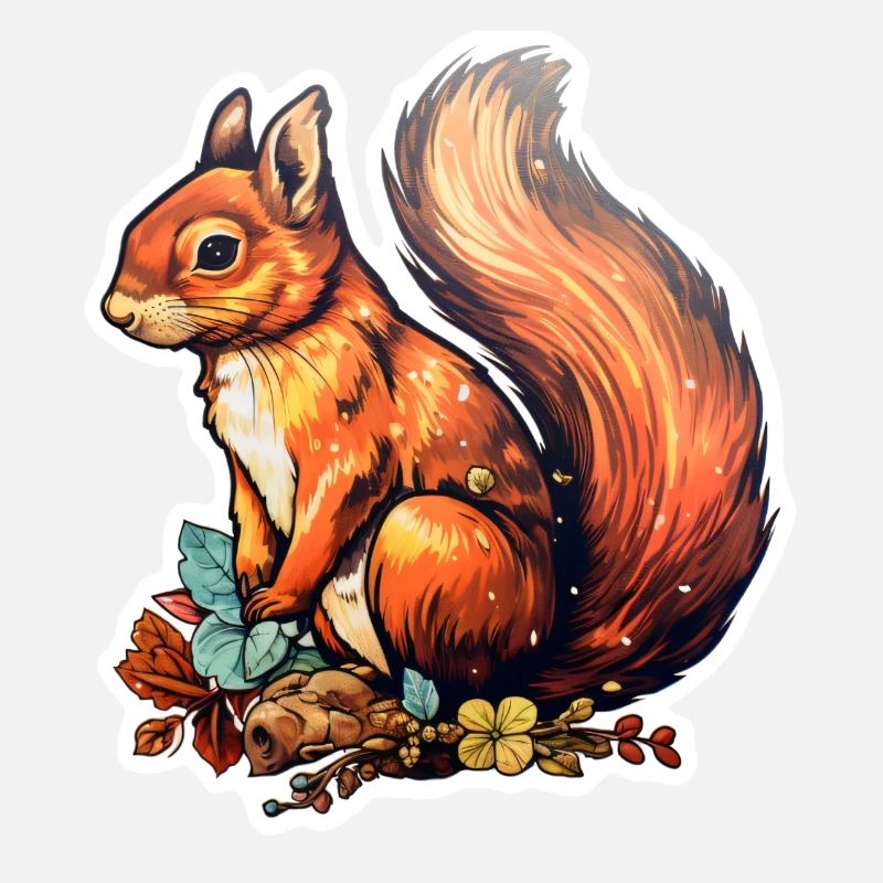 Eichhörnchen putzig