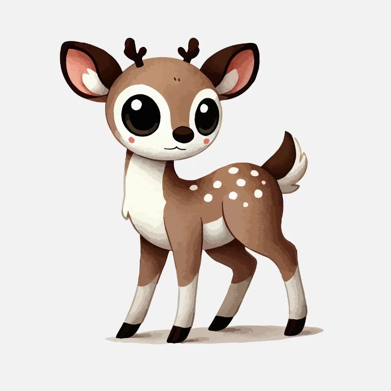 Dessin animé de cerf