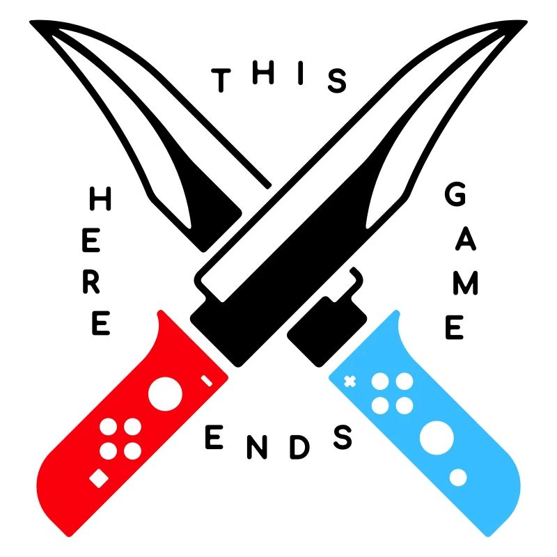 Game Console Controller Knife with Slogan