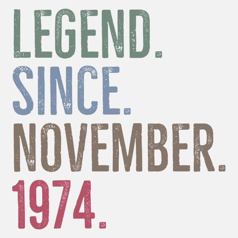 Legend Since November 1974
