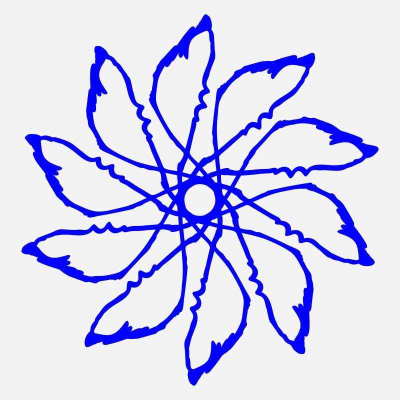 Random patterns circled Vectorgraphic