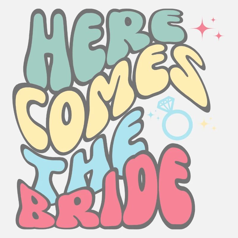 Here comes the bride-la mariée